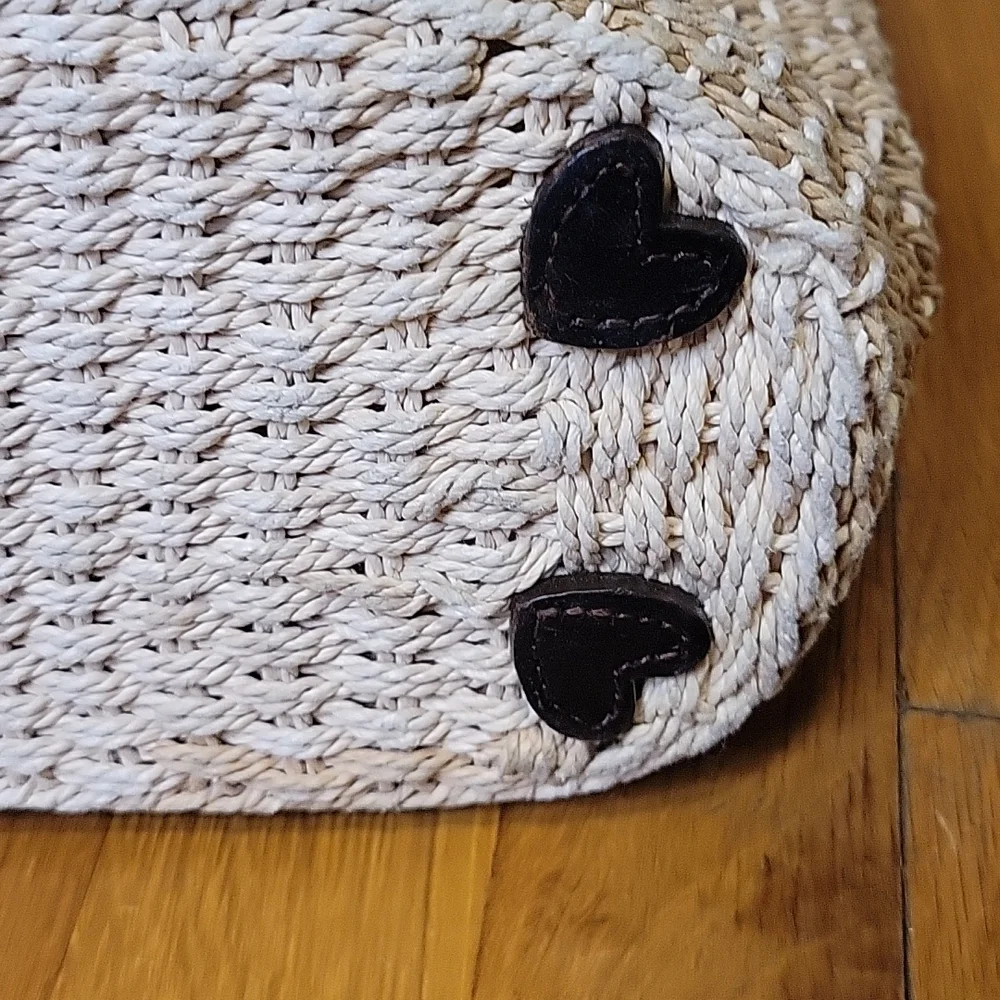 Brighton Woven Straw Shoulder Tote Bag